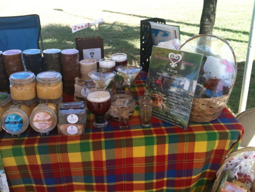 Itiba's stand at the St Croix agricultural Fair