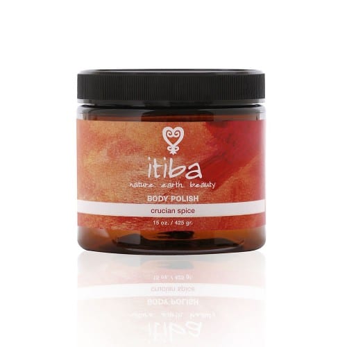 Jar of itiba "cruician spice" natural body polish