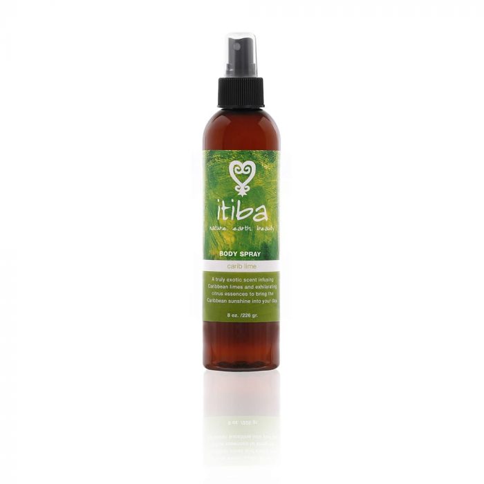 Itiba carib lime body spray for caribbean herbal healing