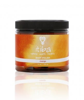 Jar of itiba mango body polish