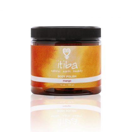 Jar of itiba mango body polish