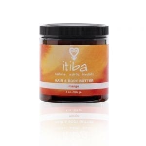 Jar of itiba mango hair and body butter