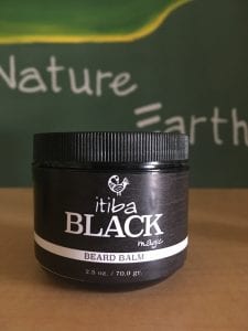 Jar of itiba Black magic beard balm for mens traditional healing