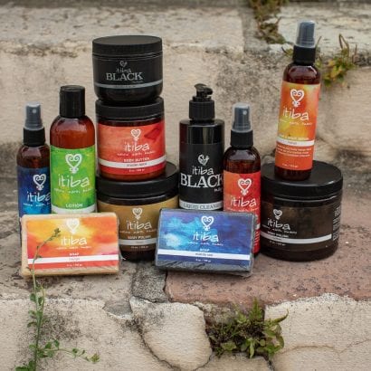 itiba Beauty collection of caribbean beauty products